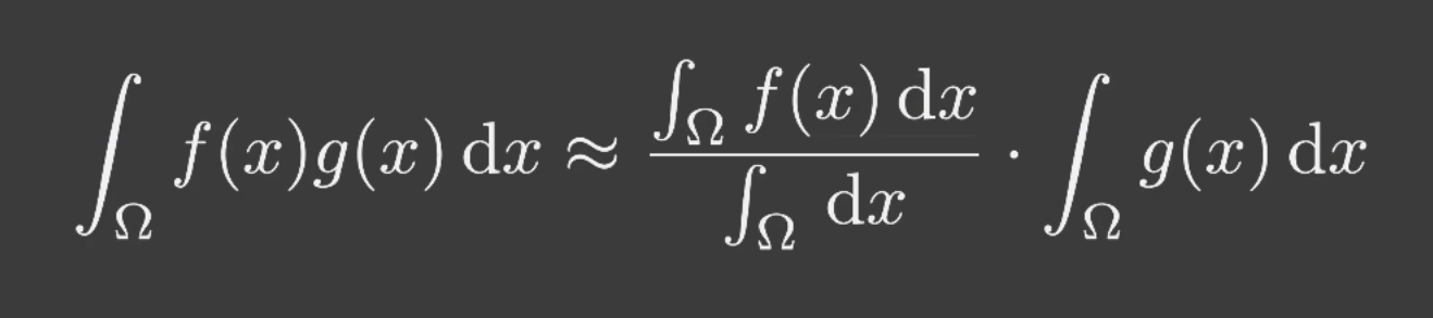 乘积的积分等于积分的乘积