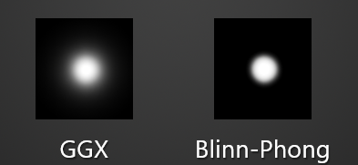 GGX vs. Blinn-Phong